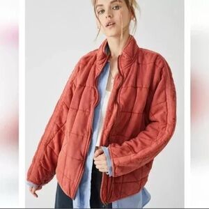 Free People Dolman Quilted Knit Jacket XS